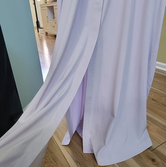 Athleta Mara Maxi Button Down Athleisure Travel Dress Pockets Lilac Twilight M - Picture 9 of 15